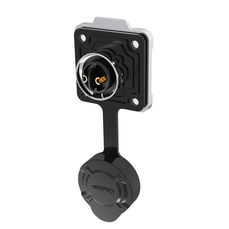 CNLINKO LP16 2-Pin Reverse Mount Female Plug and Male Socket for Automotive Machinery Outdoor Use IP68 Waterproof Circular Connector Metal Shell Quick-Connect Aviation Connector (2-Pin) - Image 3